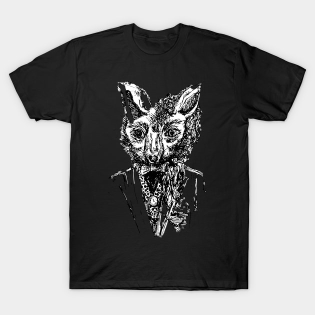 Fancy Mr. Fox T-Shirt by SisuCreativeDesigns